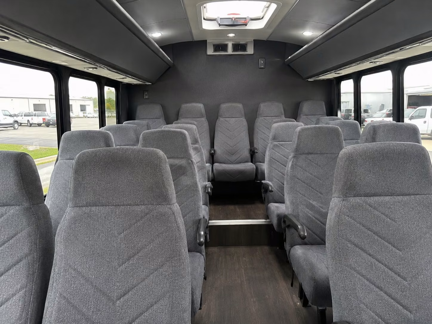20 passenger minibus interior