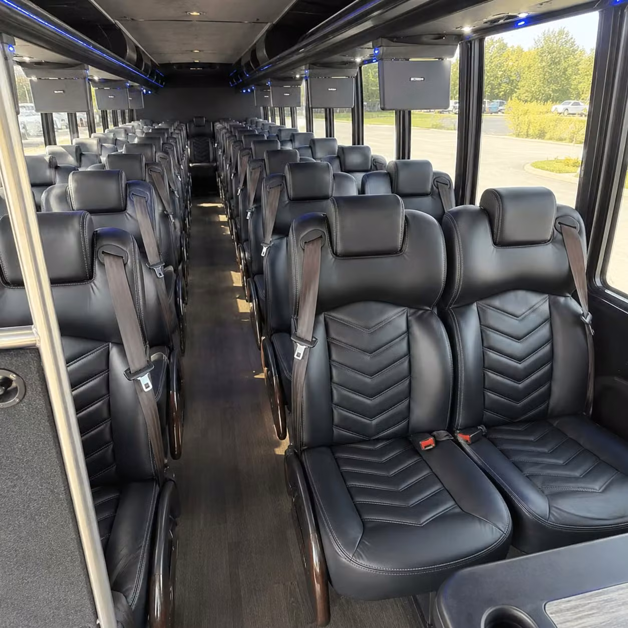 25 passenger minibus interior