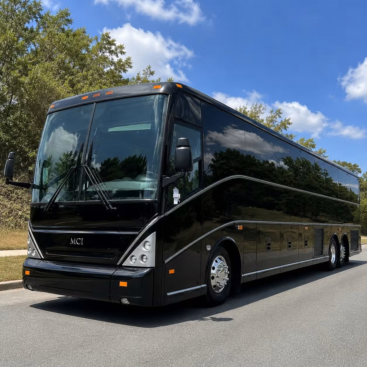 saginaw 56 passenger charter bus rental