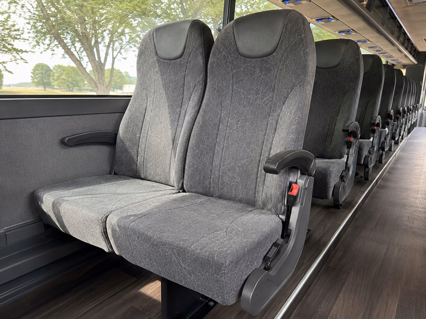 saginaw charter bus inside