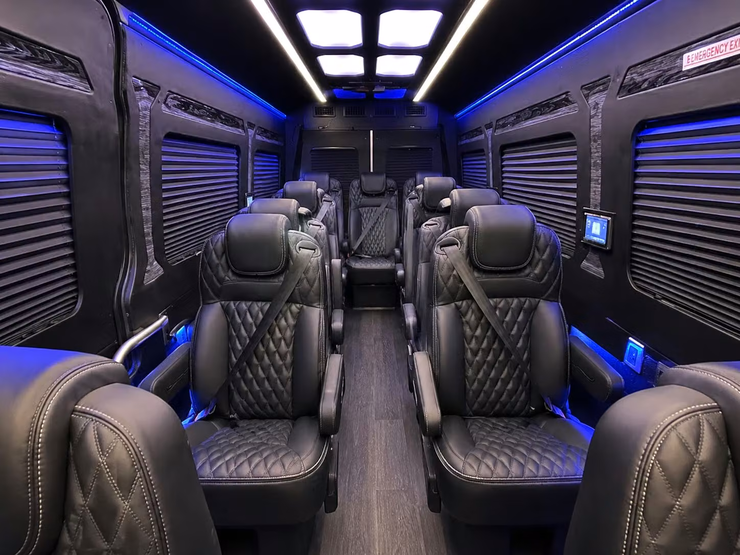 sprinter van with driver inside